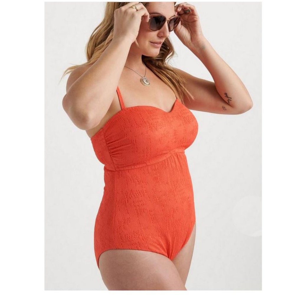 Lucky Brand Doheny Beach One Piece Swimsuit 2X